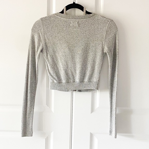 Urban Outfitters Zip-up Crop Sweater - Picture 2 of 3
